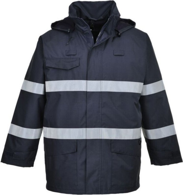 Regen-Parka Mehrzweck Bizflame Farbe: Marine Größe: XXXL - Portwest