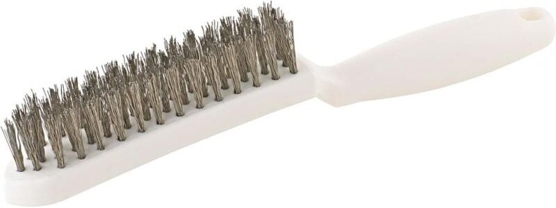 Handdrahtbürste va 4 rhg 0,35mm Kunststoffgriff (pp)