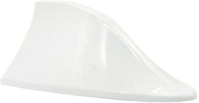 Universelle Haifischflossen-Autoantenne - FM/AM-Radioantenne für Pkw, SUV, LKW und Transporter (Weiß)