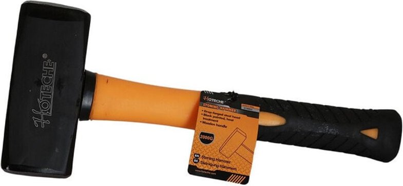 Trade Shop - martello mazzuolo di tipo pesante mazzola in fibra 2KG mit antiscivolo manic -