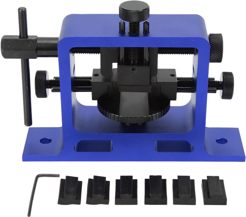 Zieldrücker aus eloxierter Aluminiumlegierung, universelle hintere Werkzeugverstellung für Kfz-Blau.