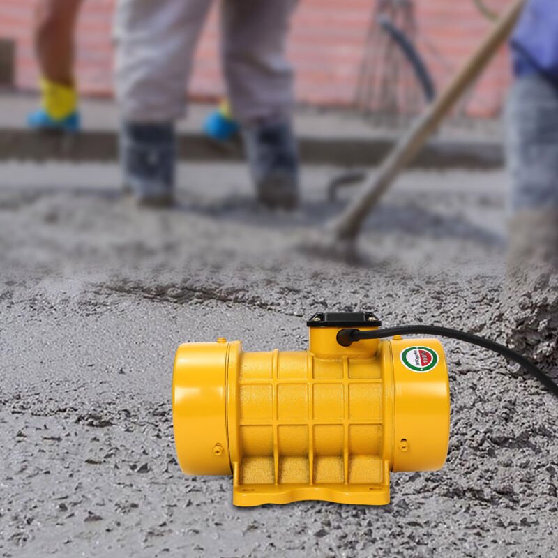Elektromotor für Beton 280 W Vibrationsmotor für Beton Vibrationsmotor für Beton 2840 U/min Gelb