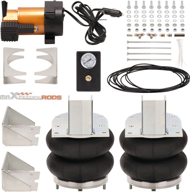 Maxpeedingrods - paar luftfederbalg hinten + 12V kompressor kit fr iveco daily 35S 35L bj. 06-1