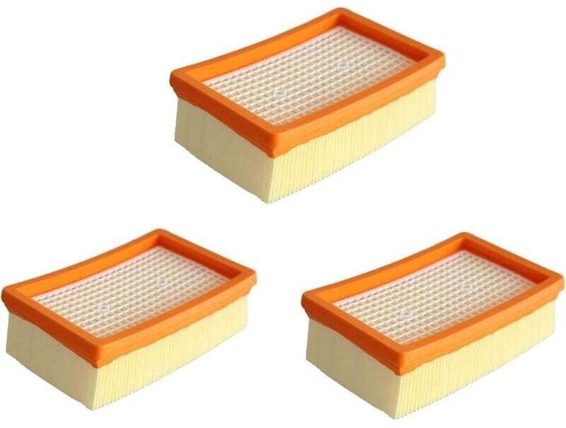 Lot von 3 Wechselfiltern, Plissee-Filter, Zubehörset für HEPA-Filter, Ersatz-Plissé-Saugfilter, kompatibel mit den Sauge...