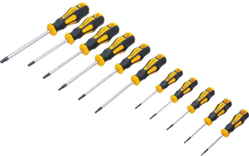 Bgs Technic - Schraubendreher-Satz T-Profil (für Torx) mit Bohrung T6 - T40 11-tlg.