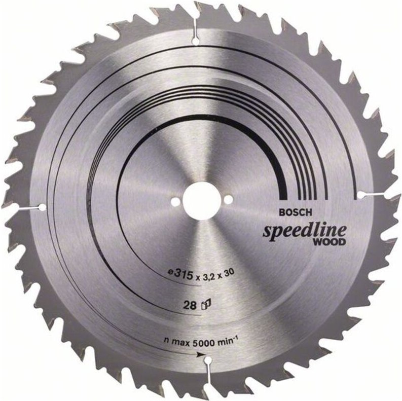 Pro Wood Kreissägeblatt, 315 x 3,2 x 30 mm, T28 - Bosch