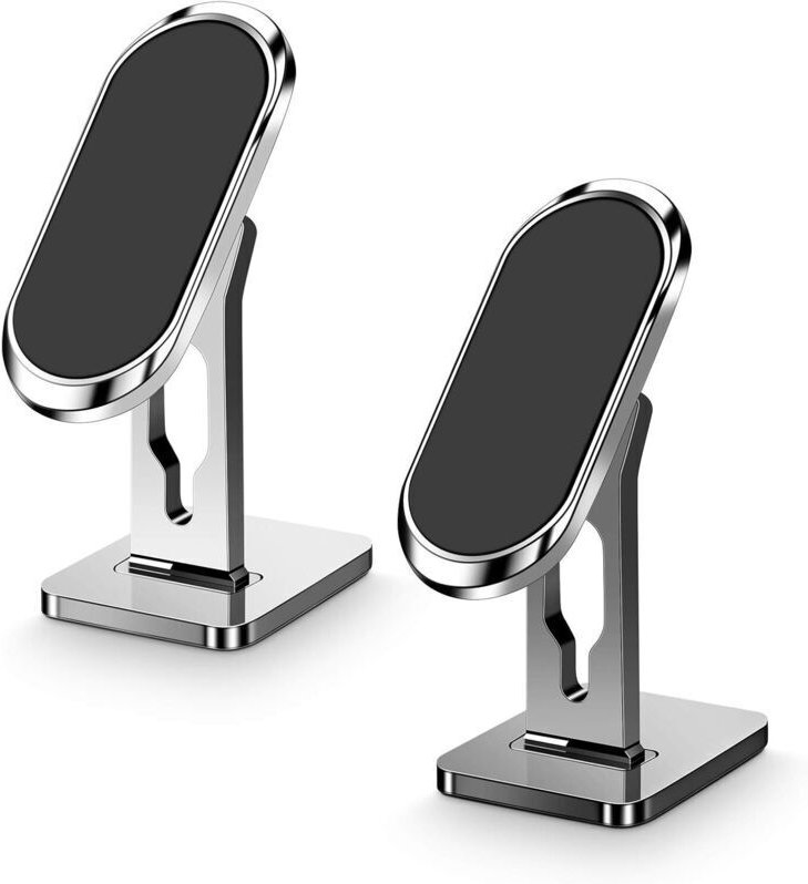 Magnetische Autohandyhalterung, 2er-Pack, 360° drehbare Armaturenbrett-Handyhalterung, kompatibel mit verschiedenen Hand...