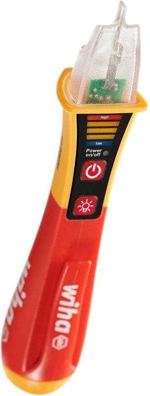 Spannungsprüfer Volt Detector EX-geschützt, berührungslos, einpolig 12–1.000 v ac i Phasenprüfer mit optischem und akust...