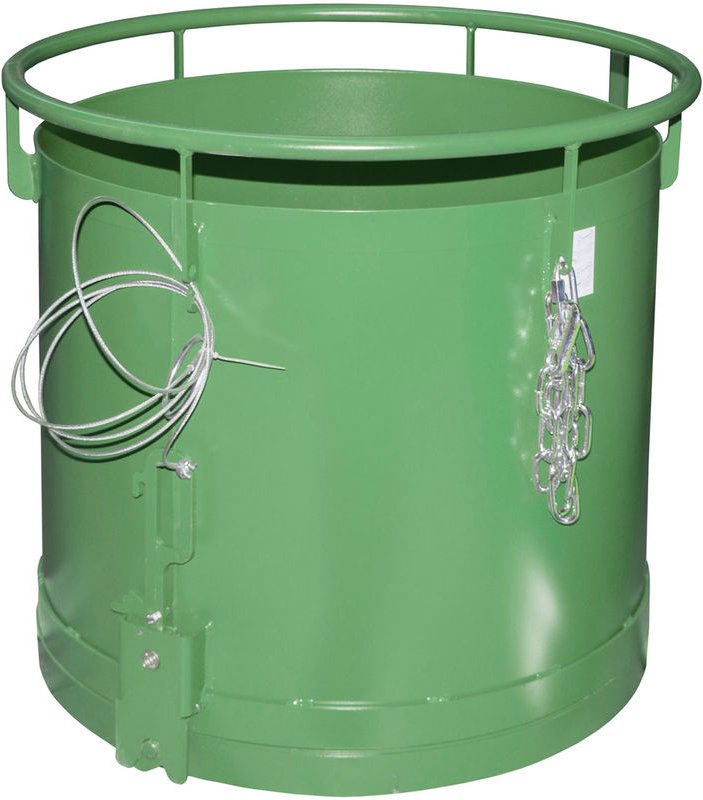 Bauer Rundbehälter RB 450, lackiert, Resedagrün