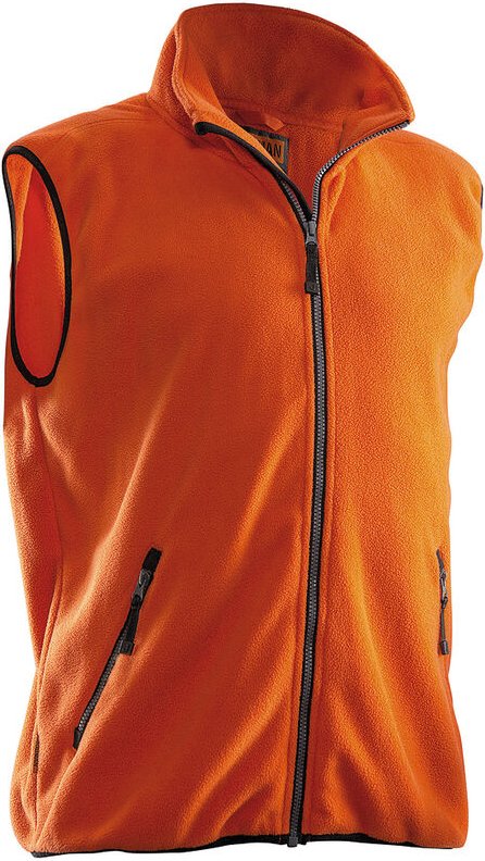 Jobman Fleeceweste 7501 Orange Größe S