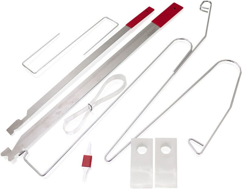 Bituxx Tür Öffnungswerkzeug Set 9 tlg. für PKW Auto Auto Notfall Set Werkzeug