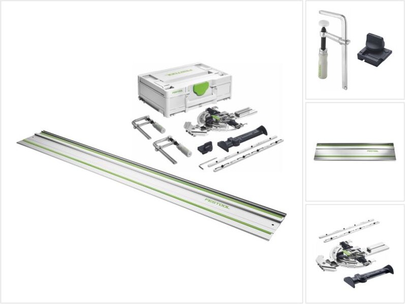 SYS3 m 137 FS/2 Zubehör Set + fs 800/2 Führungsschiene 800 mm - Festool