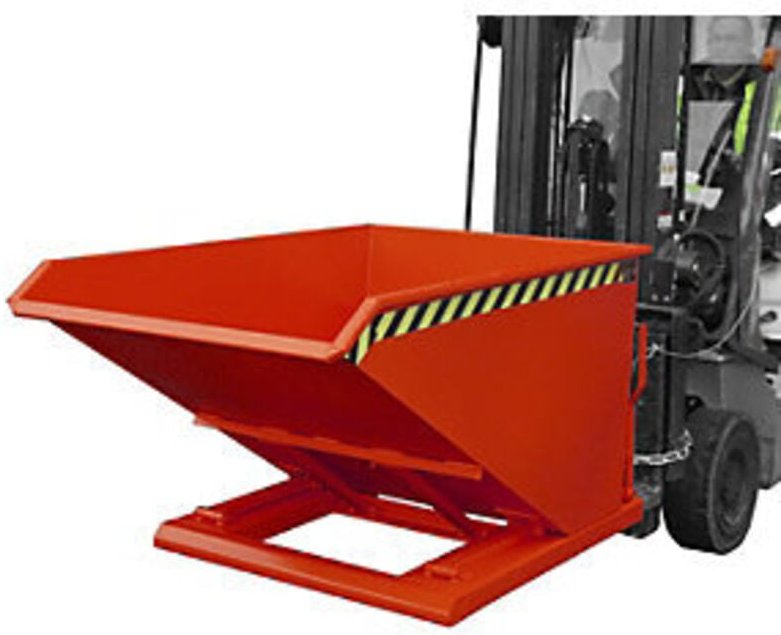 Bauer Kippbehälter NK 75, lackiert, Feuerrot