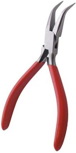 Gebogene Spitzzange.