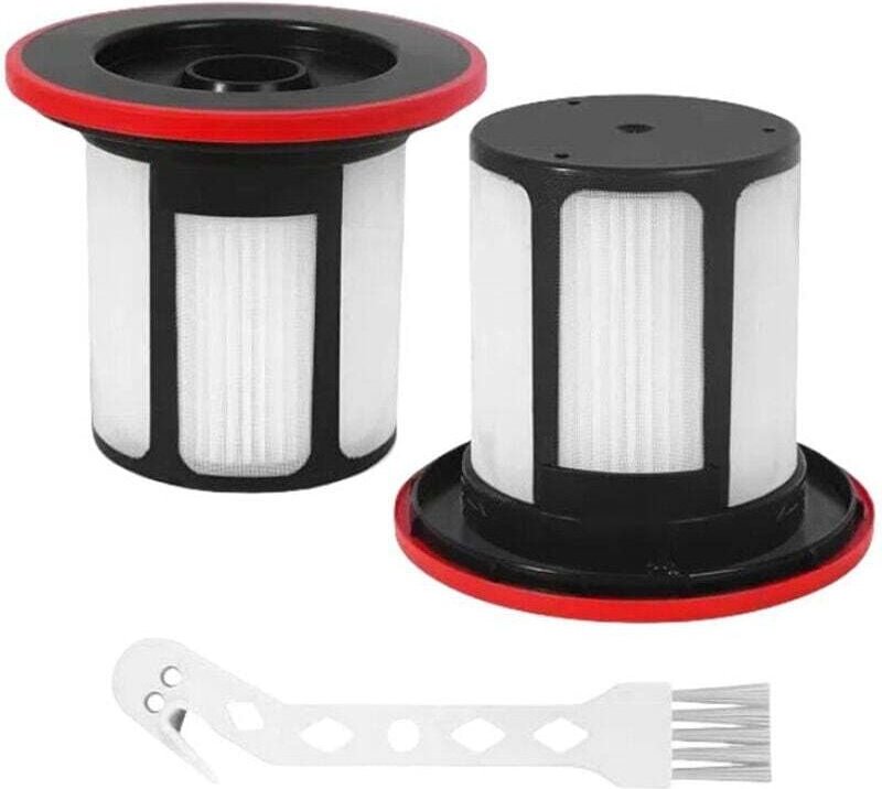 2er-Pack Filter für Bosch Unlimited 6 Staubsauger – Ersatzzubehör mit Reinigungsbürste