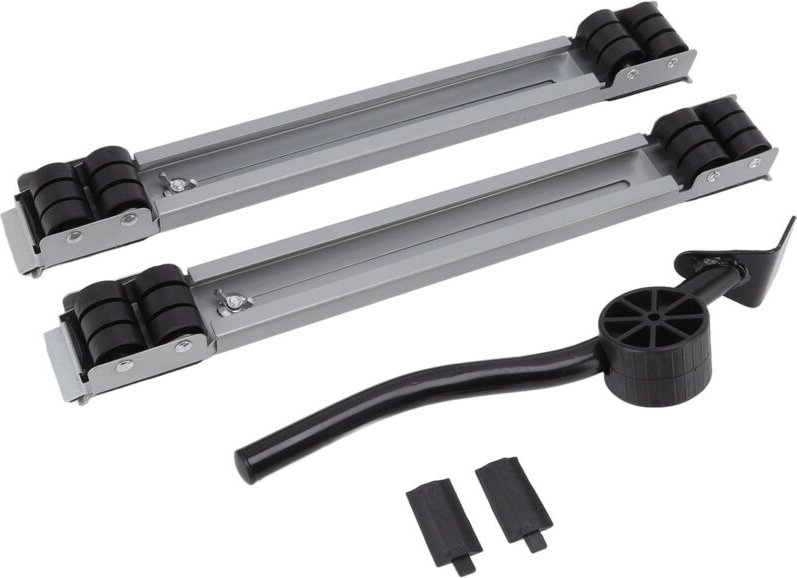 Eosnow Robuster, ausziehbarer Geräteroller, 300 kg tragend, abnehmbare zweireihige Geräteschieber mit 24 Rädern