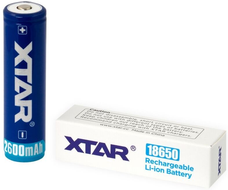 Thumbnail - Xtar 18650 3,7V Li-Ionen 2600mAh AKKU MIT SCHUTZ