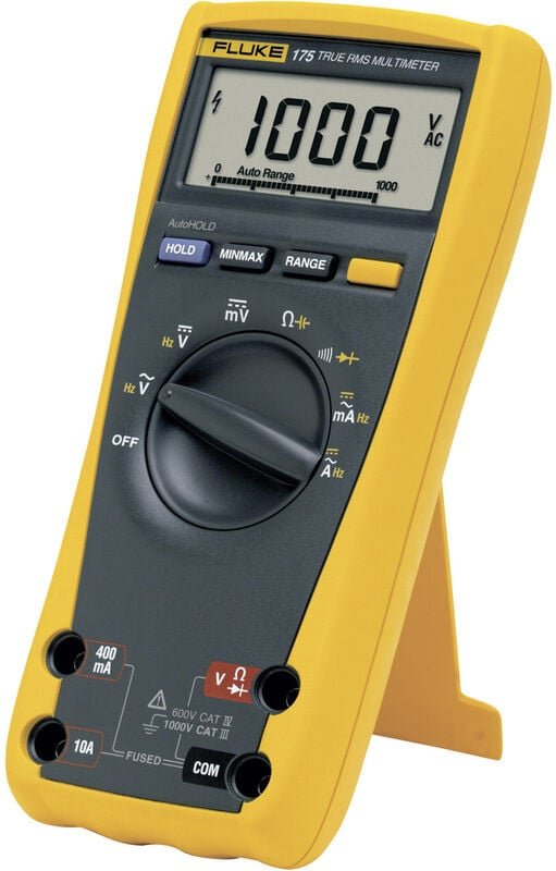 Fluke 175 Hand-Multimeter kalibriert (ISO) digital CAT III 1000 V, CAT IV 600 V Anzeige (Counts): 6