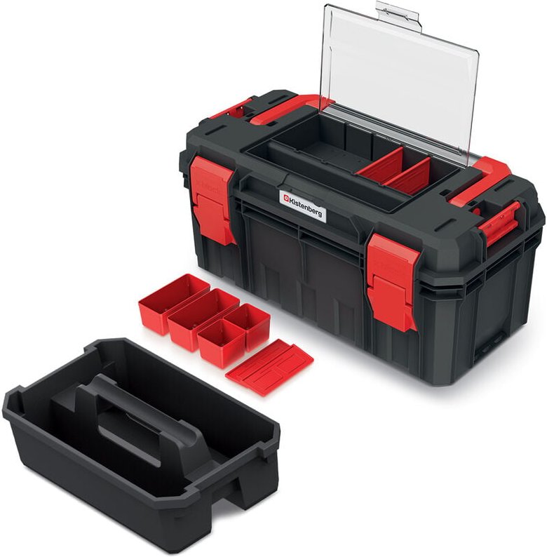 Werkzeugkiste Werkzeugkoffer Werkstattkasten Box Toolbox s Block Pro, Version: KXSA5530F, 550 x 280 x 264 - Kistenberg