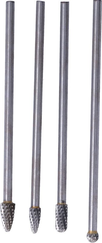 Satz Fräser, Schnitzfräser, verschleißfeste Rotationsfeile aus hocheffizientem, vielseitigem Wolframstahl, lang mit 1/4"...