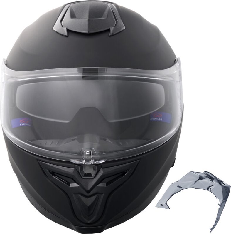 Mophorn-Motorradhelm, Integralhelm aus Smart ABS und hoher Dichte, Bluetooth-Steckplatz, austauschbare Linse, DOT-Zulass...