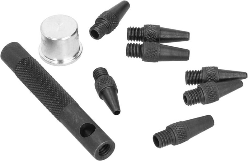 Lochzangenset für Leder, verstellbarer Kopf mit rutschfestem Griff, Stahllochzange, Lochzangenset mit verschiedenen Ausf...