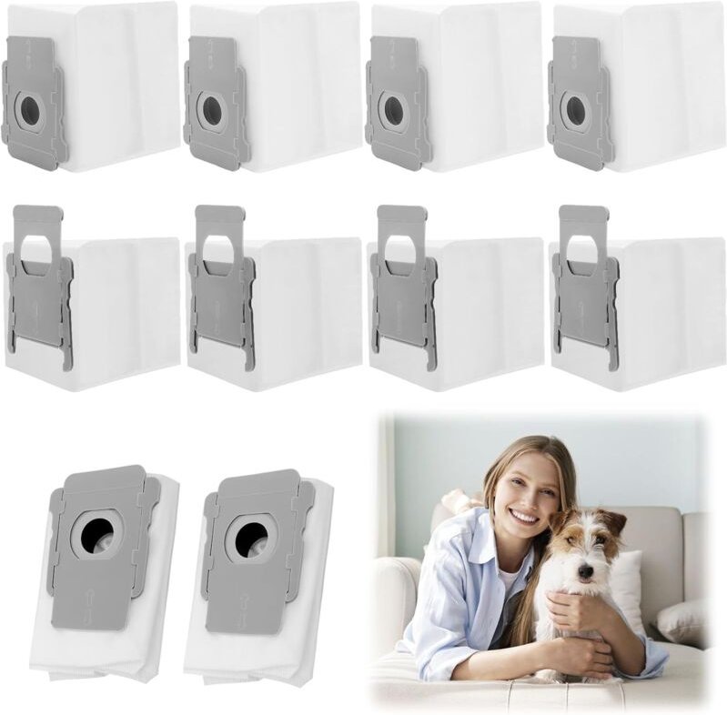 10 Staubsaugerbeutel für iRobot Roomba i7 i7+ i7 Plus E5 E6 E7 S9 S9+ i3 i3+ i4 i6 i6+ j7 j7+ i8 i8+ Staubsauger