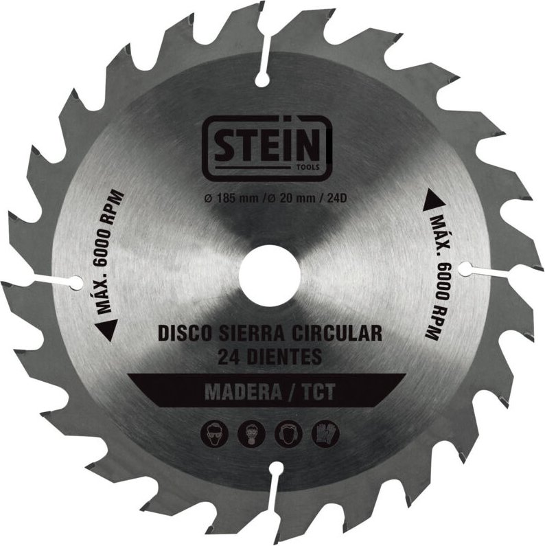 Kreissägeblatt 180 mm 24 Zähne - Stein
