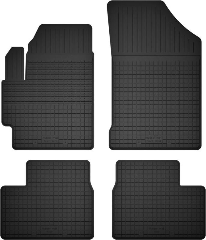 Gummi-Automatten, 4er-Set, Universalmodell: Suzuki SX4 I Fließheck (2006-2014)