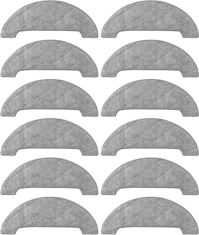 12PCS Vakuum Zubehör Mopp Pads Ersatz Armaturen für L11