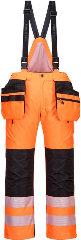 Winterhose PW3 Hochsichtbarkeit Orange/Schwarz S - FR(38-40) - UK(30-32)