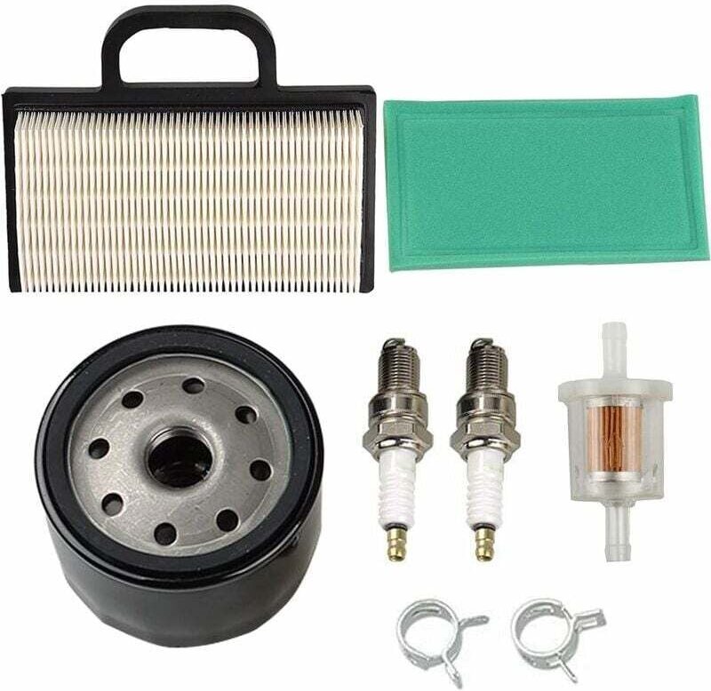 CHOYCLIT 698754 273638 Luftfilter 691035 Kraftstofffilter 696854 Ölfilter Zündkerze Kompatibel mit Briggs & Stratton Int...