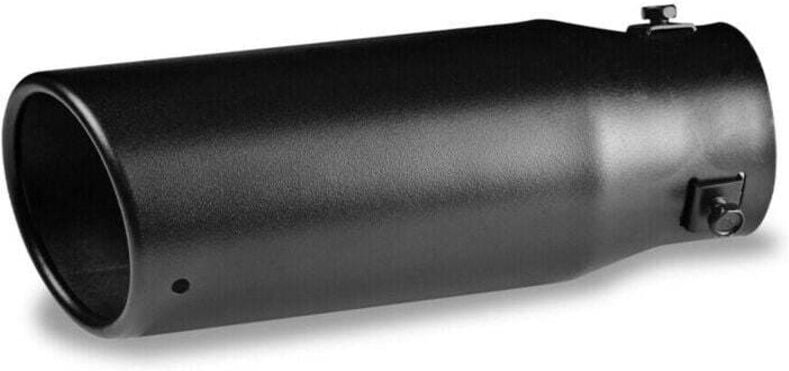 Verstellbarer schwarzer 63-mm-Edelstahl-Auspuffkrümmer für Autos