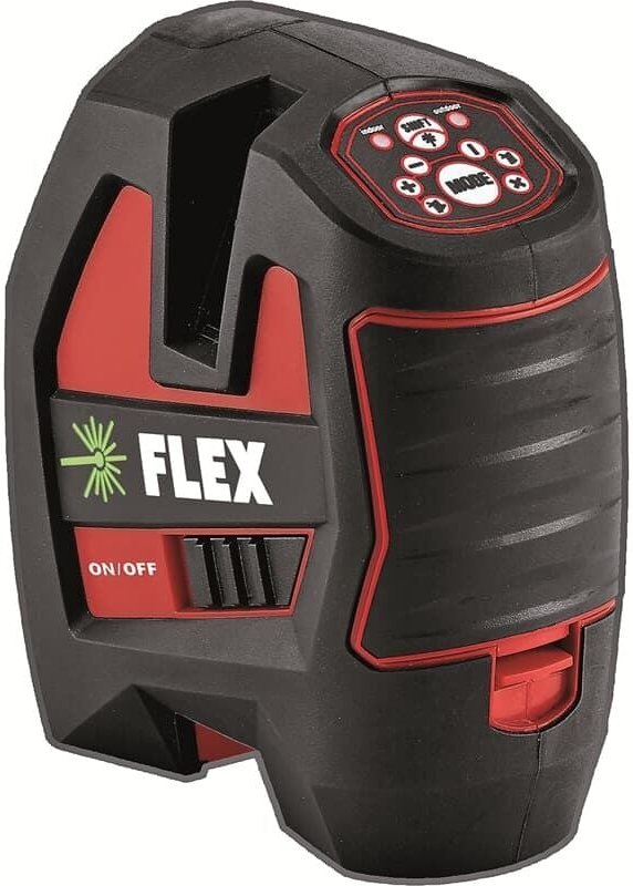 Flex - Kreuzlinien-Laser Grün alc 3/1-G/R mit Empfängermodus