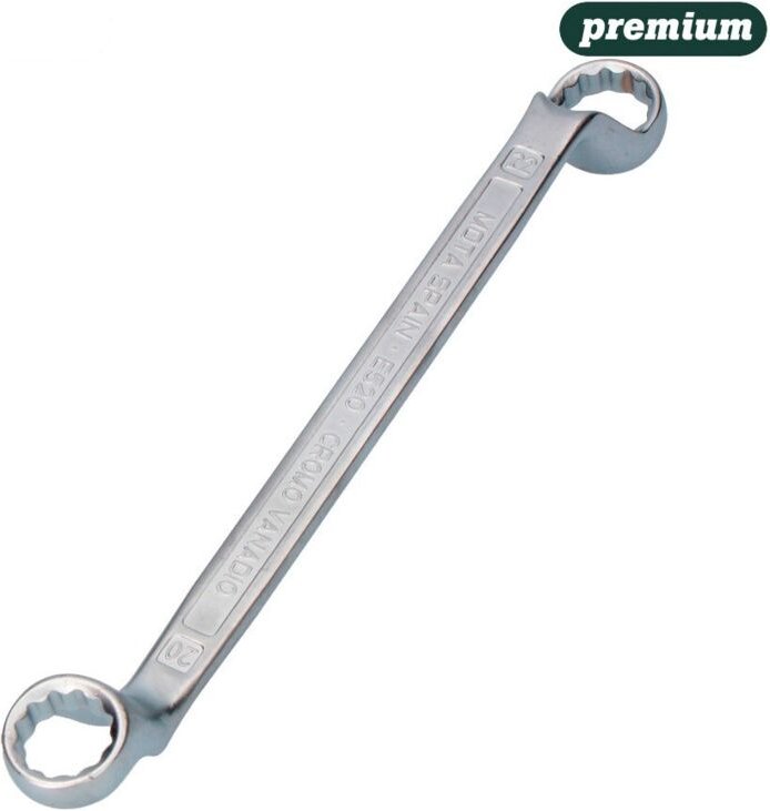 Gekröpfter Rändelschlüssel 12x13mm e512 MOTA