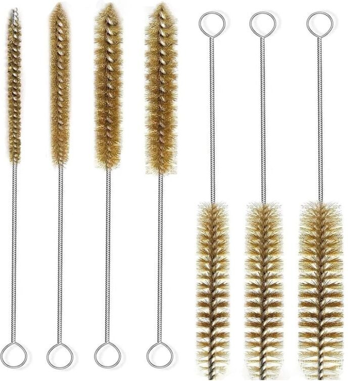 7er Set Drahtbürsten, Flaschenreinigung, Pfeifenreiniger, Reinigung mit