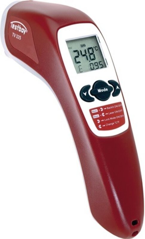 Testboy TV 325 Infrarot-Thermometer Optik 12:1 -60 - +500 °C Kontaktmessung