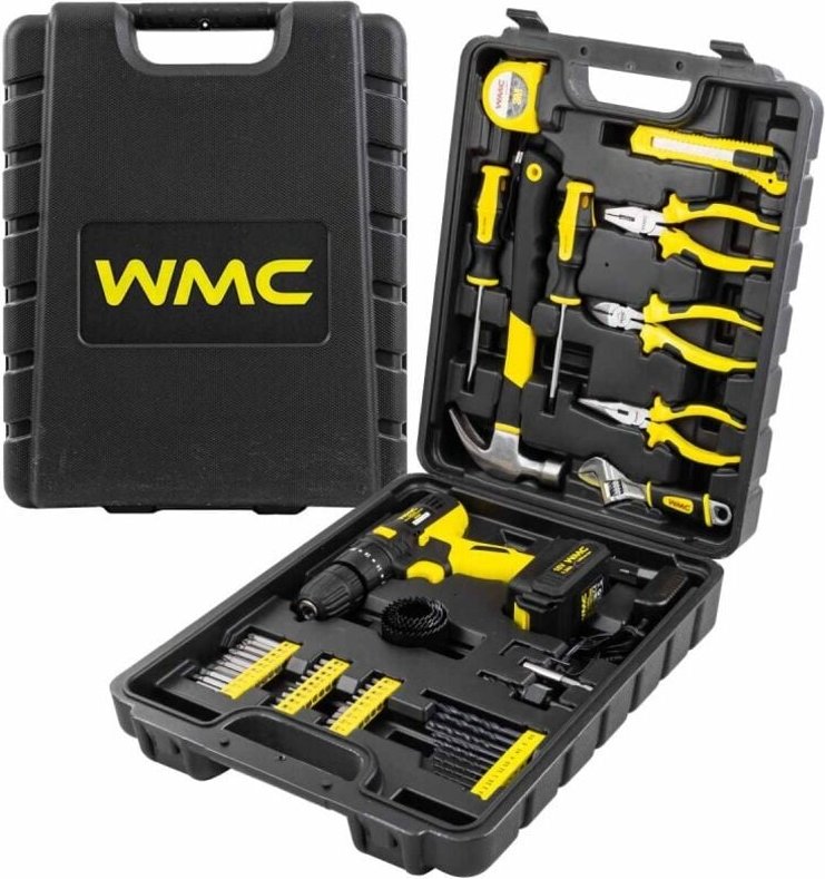 Werkzeugsatz mit Schraubendreher, 57-teilig, Koffer