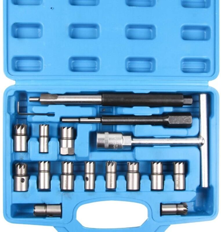 17 stücke Fräser Injektoren CDI Motor Injektoren Spritzguss Werkzeug