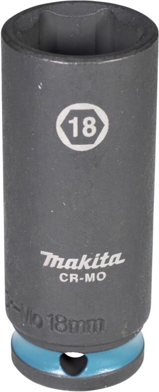 E-16352 Steckschlüssel 3/8" SW18 Impact Black lang - Makita