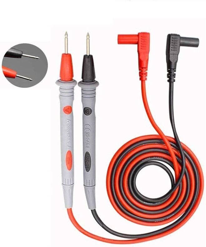 Multimeter-Prüfspitzenpaar, 1 m Kabel, 1000 V/20 A/CAT III/IV Multimeter-Messspitzen, Multimeter-Prüfkabel, Multimeter-P...