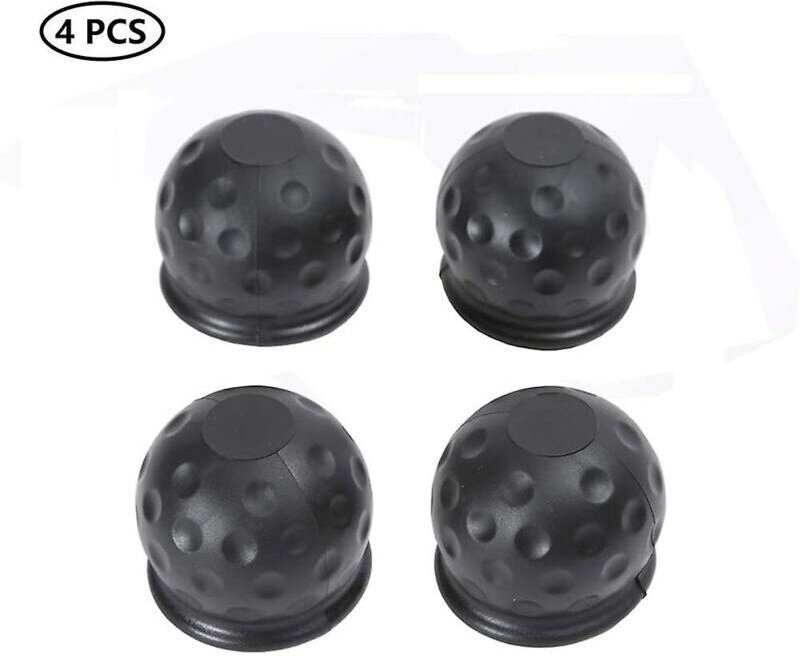 4-teilige 50-mm-Kugelkopfabdeckung, schwarze Gummi-Kugelkopfabdeckung (Gummi)