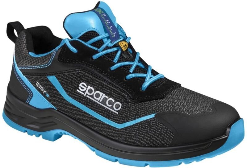 Sparco Aster ESD S3S SR FO LG Sicherheitsschuhe - 35 EU - Nero/Azzurro