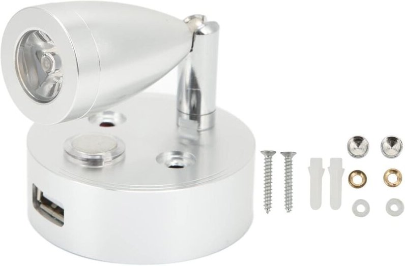 10V-30V Leselampe für Wohnmobile, LED-Spot, Nachttischlampe, 3500K warmweiß, für Boote, Campervans, Anhänger und Reisemo...