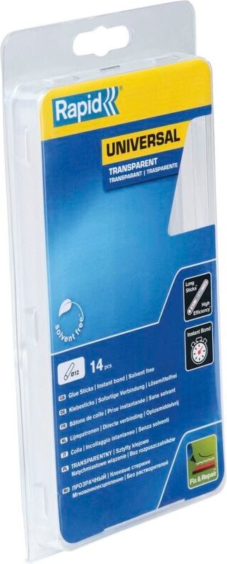 Rapid Isaberg Klebesticks universal, transparent a250g.