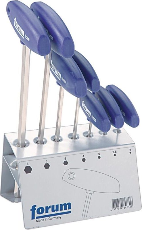 Stiftschlüssel-Satz 6kt. 7tlg. m. T-Griff - Forum