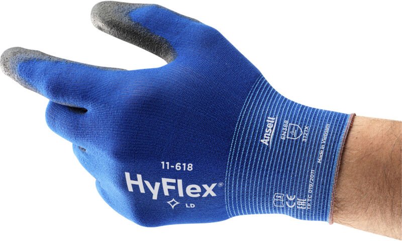 HyFlex 11618R090-1P Polyurethan Arbeitshandschuh Größe (Handschuhe): 9 en 21420:2020 1 Paa - Ansell