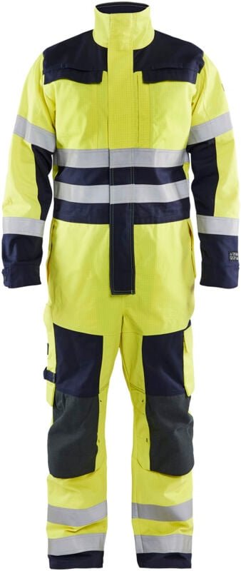 Multinorm Arbeitsanzug 6378 - Neon Gelb / Marine 52L