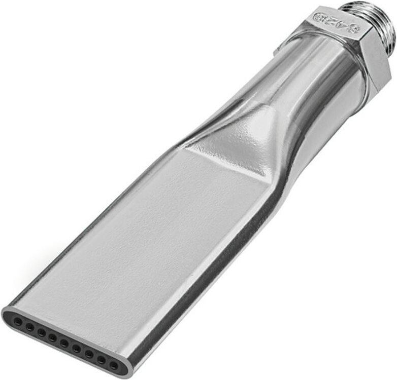 Thumbnail - Lärmarme Flachdüse, g 1/4 ag, ms vernickelt, Düsenbreite 21,5 mm - Riegler