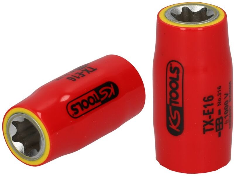 KS Tools 1/2 Torx-E-Stecknuss mit Schutzisolierung, E24